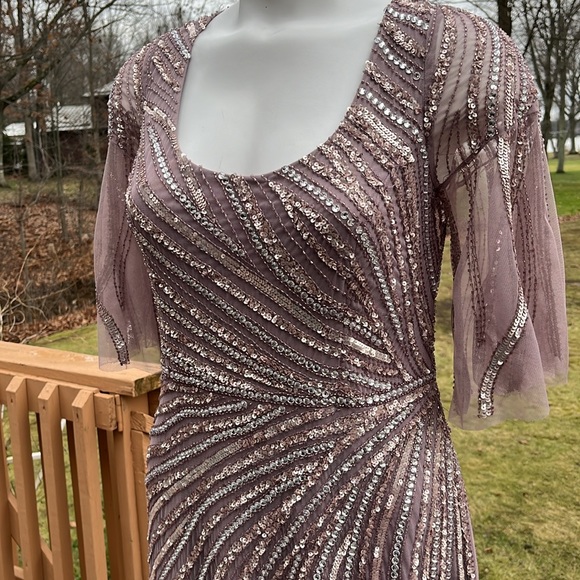 Aiden Mattox gorgeous bling gown 10-12 - Picture 3 of 16